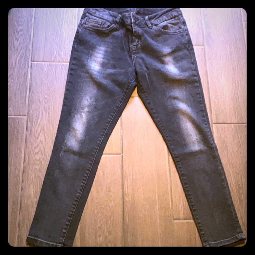 3/$45👖 Zara black-ish/gray jeans Size 4